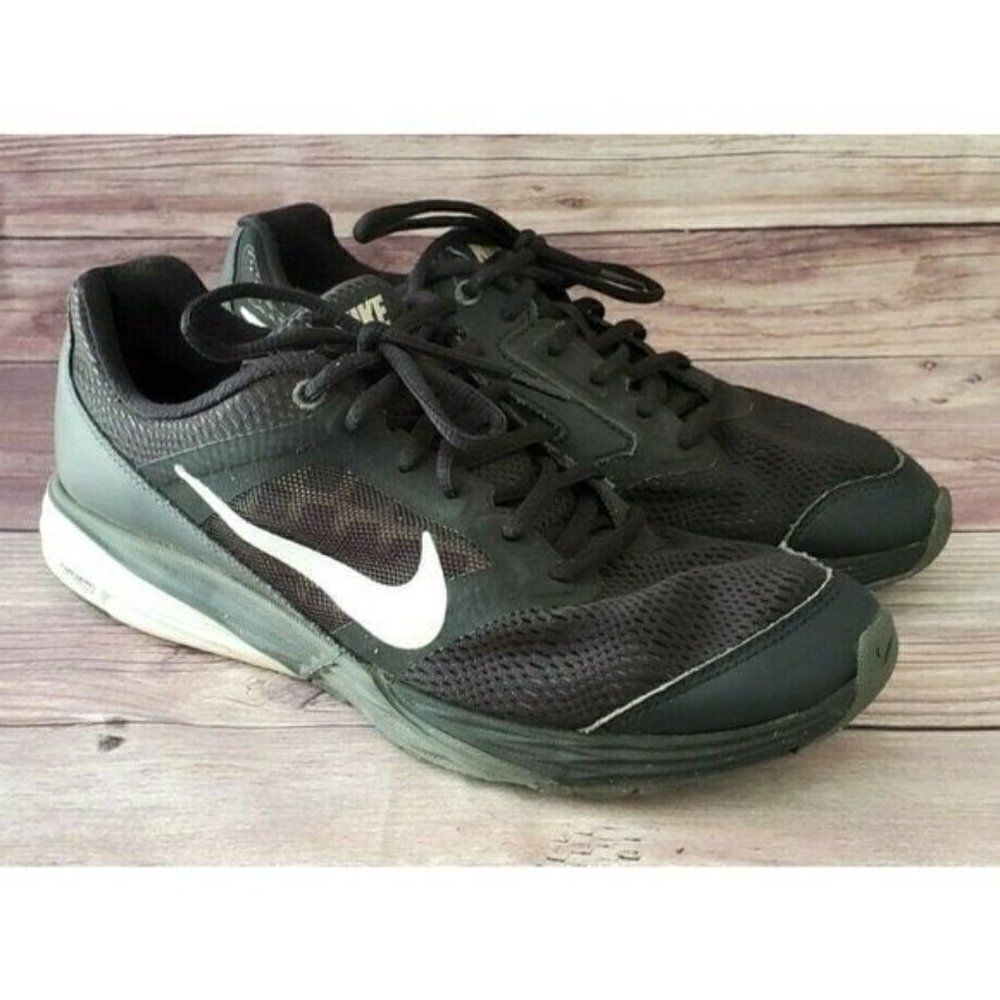 Nike Kids Tri Fusion Run Black Sneakers